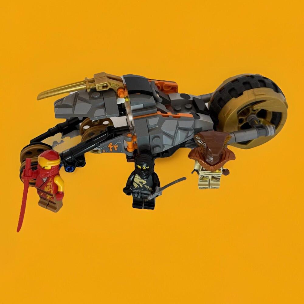 LEGO Ninjago Cole's Dirt Bike 70672 INCOMPLETE 3 Minifigurine. Cole DX No Box